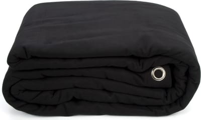 lightmaXX Backdrop met ogen 300 x 300 cm B1, zwart - Backdrops