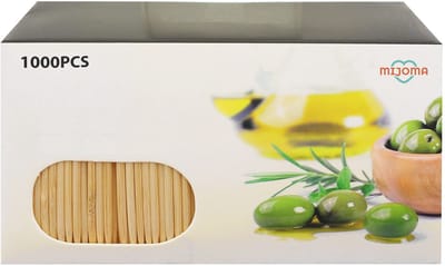 Dailygoody - Tandenstokers - Tandhygiëne - Milieuvriendelijk - Houten - Cocktailspiesen - 1000 stuks - Geschikt voor dagelijks gebruik