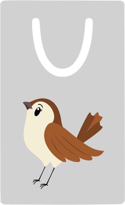 Hacebo® - Huismus metalen boekenlegger - Vogels - Dieren liefhebbers - Mus - dieren Bladwijzer boekenleggers - 7.6 cm x 5cm