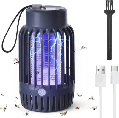 Muggenverdelger Lamp 2 in 1 met USB Oplading - Ultraviolet Zapper voor Thuis en Buiten