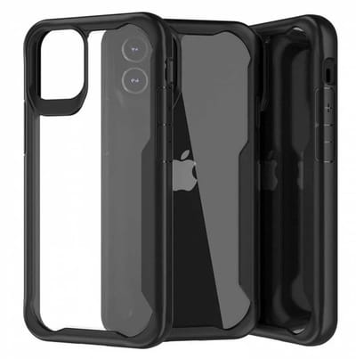 Muvit For Change Apple Iphone 12 Mini Shockproof 2m Silicone Telefoonhoesje Zwart