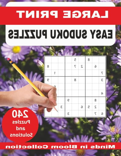 Sudoku Puzzelboek - Logische Puzzels - Ontspannend Brein Trainen - Extra Grote Print - 28 x 22 cm - Multicolor