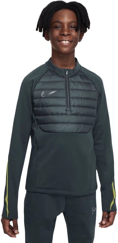 Nike nike therma-fit academy big ki in de kleur groen.