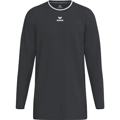 Erima Referee Scheidsrechtersshirt Lange Mouw Heren - Zwart | Maat: S