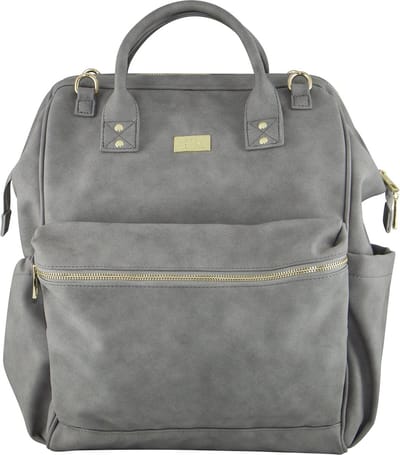 Isoki Luiertas Byron Backpack - Toorak Stone Grey Grijs