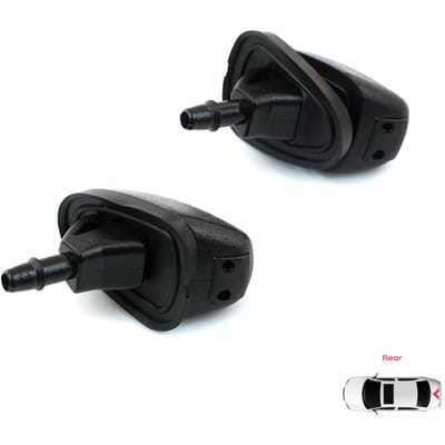 BSP999 Spuitmond Achterruitenwisser voor Fiat Doblo Fiorino Punto Nemo Bipper Combo Ram 60666173