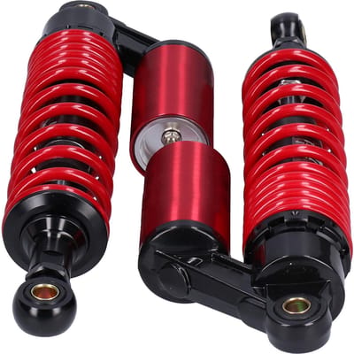Amortisseur Rouge Suspension Amortisseur Ressort Pièces Universelles pour Modification de Moto red