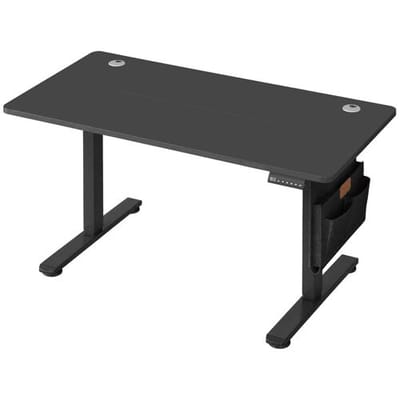 Ochama In Hoogte Verstelbaar Bureau, 140 x 60 cm, Met Geheugenfunctie en USB-C-Aansluiting, Zwart