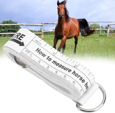 Dailygoods- Meetlint Dubbelzijdig - Paardenhoogte/Omtrekmeter - Nauwkeurig - Draagbaar - Milieuvriendelijk - Harder PVC kunststof - Dierenmeetlint