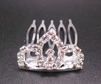 Tiara mini kroontje met strass