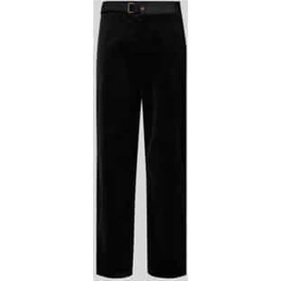 tapered fit corduroy broek met riem