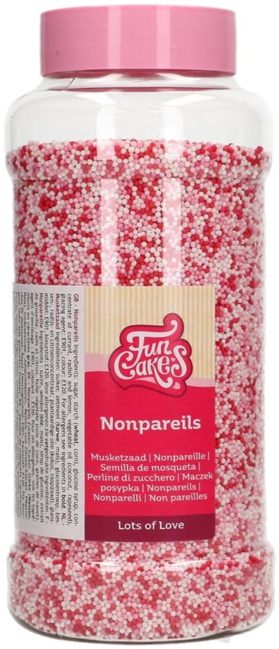 FunCakes Musketzaad Lots of Love - 800g - Suikerdecoratie - Eetbare Taartdecoratie