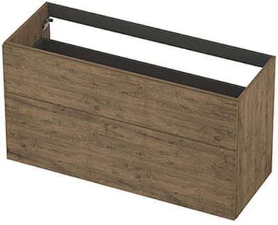 INK - Onderkast 2L A-sym Decor Tbv Grepen - 1200x450x650 Mm - Naturel Eiken