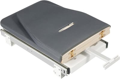 Strijkplank Uitschuifbaar - Opvouwbaar Bord - Ruimte Besparen - 180 Graden Rotatie - 81 x 30 cm - Grijs