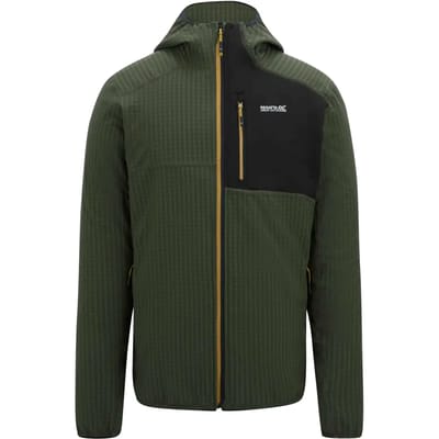 Heren Alven fleece met capuchon en volledige ritssluiting