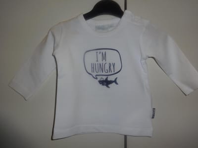 Feetje T-Shirt Nice to eat you|MT. 56|Wit