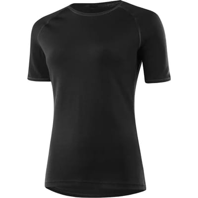 Loeffler Transtex Merino Korte Mouwen Basislaag Zwart 34 Vrouw