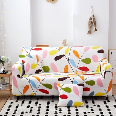 Geprinte Bankhoes Stretch Bankhoezen Loveseat Slipcovers Voor Kussenbank Wasbare Woonkamer Meubelbeschermer 2-seater 145-185cm
