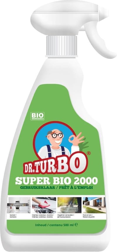 Dr. Turbo - Universeel Reiniger Ontvetter - Super Bio 2000 Gebruiksklaar