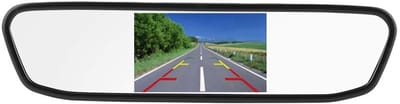 Dailygoods- Achteruitkijkspiegelmonitor HD - 4,3 Inch TFT LCD-scherm - 2 Kanalen Video-ingang - Hoge definitieresolutie - Compatibel met alle signaalformaten - Praktisch en veelzijdig - Automonitor