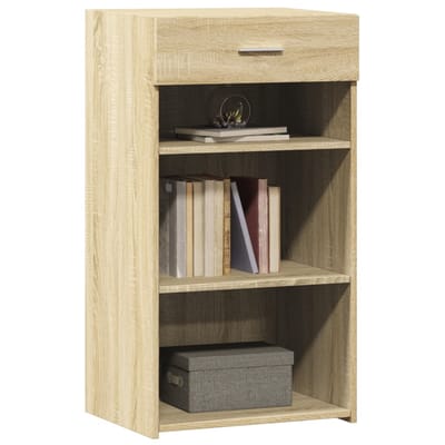 vidaXL - Dressoir - 50x42,5x93 - cm - bewerkt - hout - sonoma - eikenkleurig