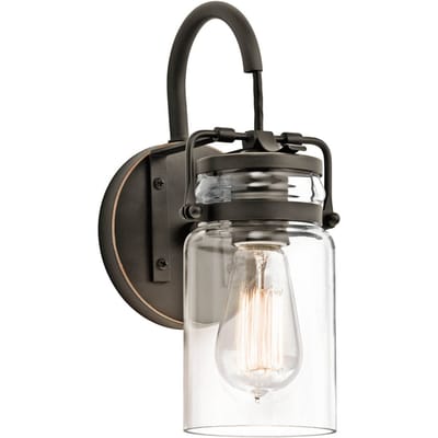 Bohemian Wandlamp - Steady Lighting - Metaal - Bohemian - E27 - L: 15.9cm - Voor Binnen - Woonkamer - Eetkamer - Brons