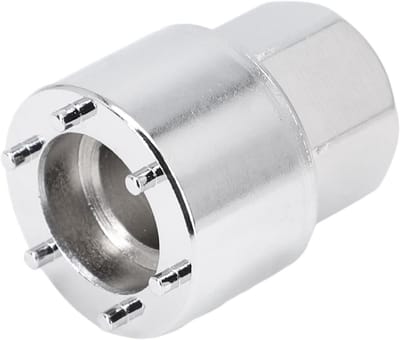 Crankstel End Cap Bolt Extractor Tool voor Fiets Crank, Staal Materiaal - Handig Fiets Cranket Gereedschap met Zilveren Bevestigingsbout