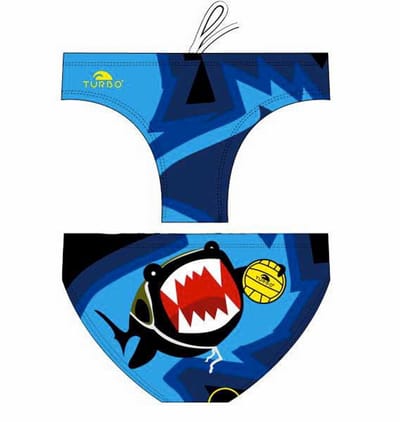 Turbo Shark Zwemslip Blauw 12-24 Months Jongen