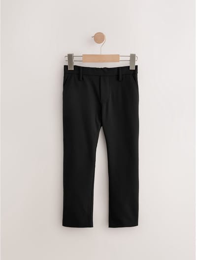 Next - Jongens - Formele skinny schoolbroeken met stretchy elastische tailleband - Zwart