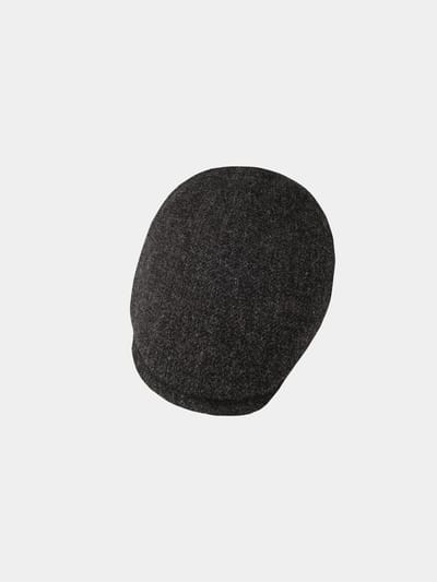 Cid - Wollen flatcap - Antraciet