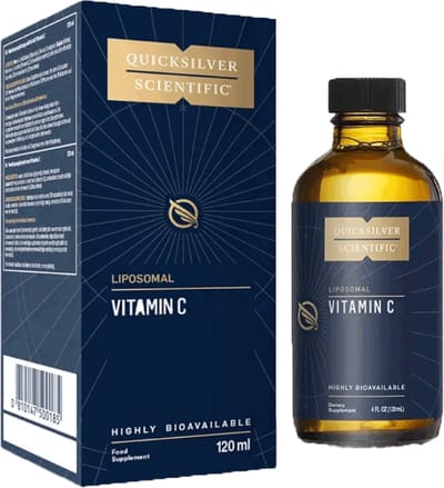 Quicksilver Scientific - Liposomal Vitamine C - 120 ml - Hoge Biobeschikbaarheid - Handig Vloeibaar en Gemakkelijk te Doseren - Voedingssupplementen