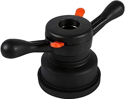 Dailygoods- Vleugelmoer Snelsluiting - Kunststof - Zwart - 36mm/38mm/40mm - Voor Wielbalancer - Duurzaam - Naafvleugelmoer