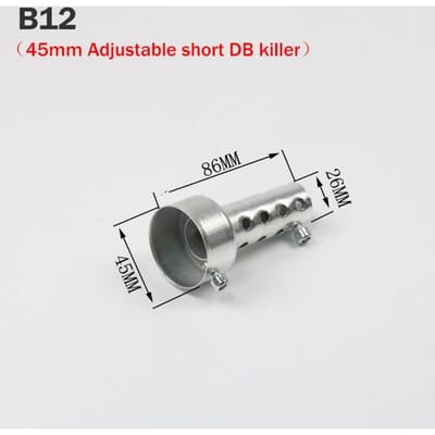 35mm 42mm 45mm 48mm 51mm 60mm moto silencieux d'échappement catalyseur DB tueur silencieux bruit éliminateur pour Akrapovic pour SC