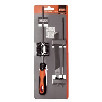 Bahco 168-COMBI-4.0-6922 Kettingvijlset, Ergo-greep, 200 mm Ø 4,0 mm, vijlhulp Lengte 200 mm 1 stuk(s)