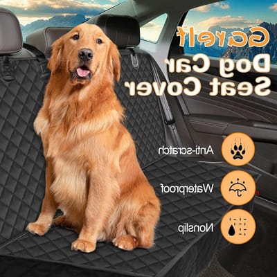 Hondendeken Achterbank - Autodeken Honden - Reizen met huisdier - Waterafstotend Onderhoudsvriendelijk - 135 cm - Zwart