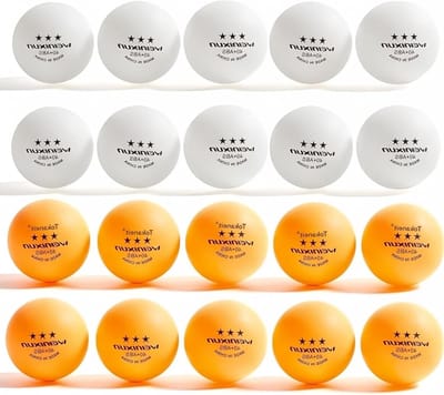 20 Professionele Tafeltennisballen van Poly 40+, Hoogwaardige ABS, Ideaal voor Training en Competitie, Geschikt voor Binnen en Buiten