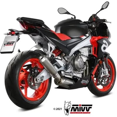 Pièces détachées uitlaat compleet systeem Mivv X-M1 Aprilia Tuono 660
