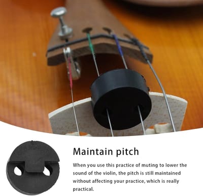 Professionele Rubberen Demper voor Cello, Set van 4 Stuks, Geluidsbeheersing en Volume Controle