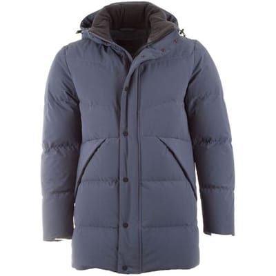 Paul & Shark Jack Typhoon Re-4X4 Stretch Re-Goose Down Parka Vintage Indigo / male