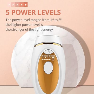 Vancostar 999000 - Flash - Ipl - Epilator - LCD - Laser - Ontharing - Pijnloze - Permanente - Foto-Epilatie - Trimmer - Elektrische Ontharing - Gold