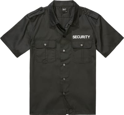 Brandit - Security US Overhemd - L - Zwart