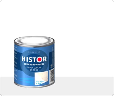 Histor Perfect Base Supergrondverf 0,25 liter - Wit