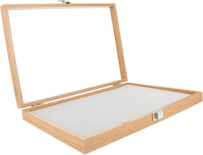 Sieraadopbergdoos - Juwelendoos Organizer - Thuis Opslag - Duurzaam Hout - 365 cm - Khaki