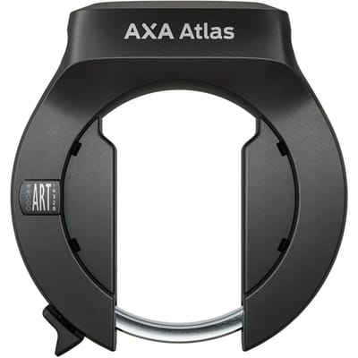AXA Atlas Ringslot – ART 2 Fietsslot – Ringslot met ULC Insteekketting compatibel – Gehard staal – Extra sterke gelaste behuizing – Zwart – Inclusief AXA sleutelservice