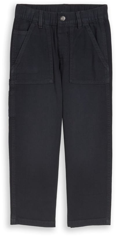 Tom Tailor - Losvallende broek in utility-look - Maat 104 - coal grey