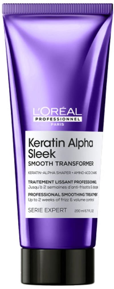 L'oreal Professionnel Smooth Transformer Anti Frizz En Volumecontrole L'oreal Professionnel - Keratin Alpha Sleek Smooth Transformer - Anti-frizz En Volumecontrole