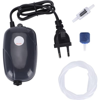 RS?290 Pompe à air d'aquarium pour aquarium d'eau douce et marine blanc