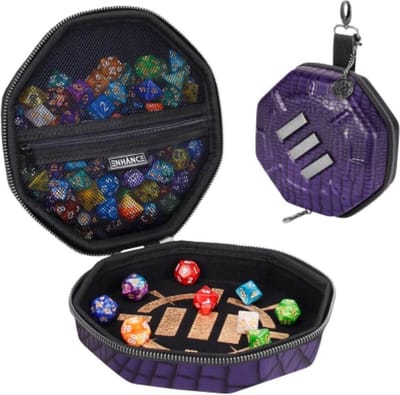 Enhance Gaming Tabletop Collector's Edition Dice Case Purple.