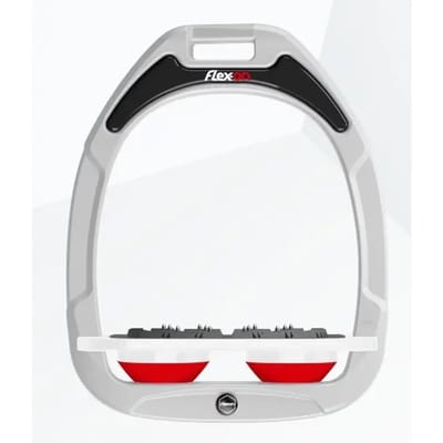 Platte Ultra Grip Beugels Wit/Wit/Rood Flex-On Green Composite