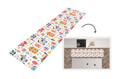 Keukenloper - Loper keuken - Patronen - Verjaardag - Hond - 200x50 cm - Keukenloper vinyl